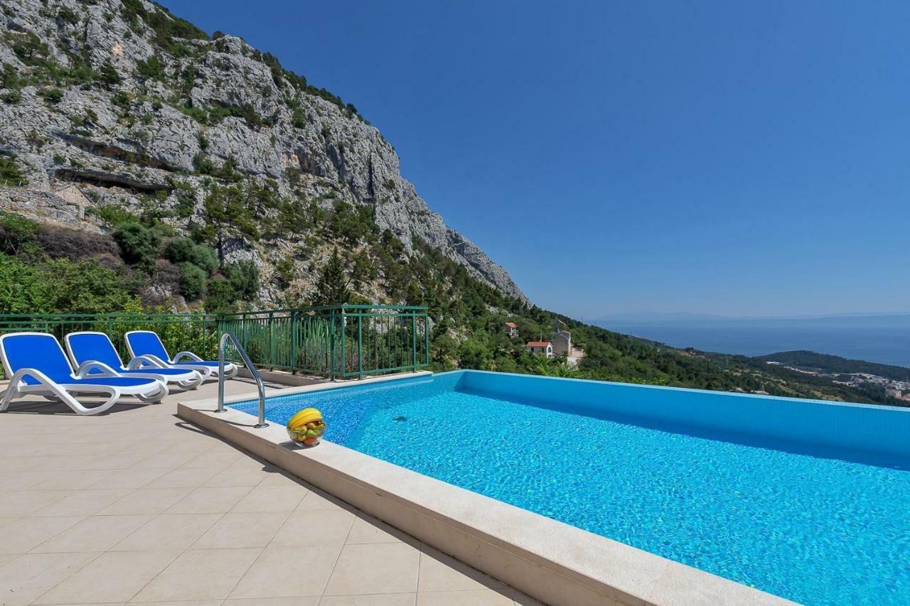 Villa Makar,Heated Pool,Gym,Grill,Seaview Makarska Exterior photo