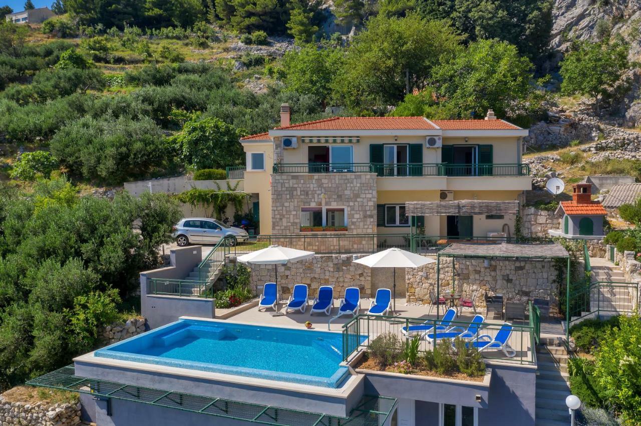 Villa Makar,Heated Pool,Gym,Grill,Seaview Makarska Exterior photo